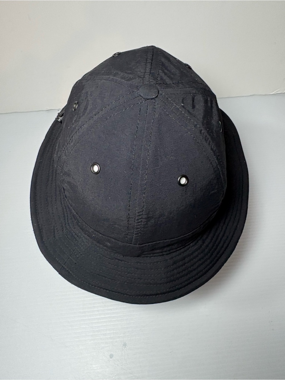 TNA Black Women's Bucket Hat with Metal Eyelets